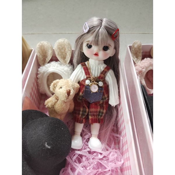Order - Búp bê khớp 16cm fu xịn full quần áo, phụ kiện