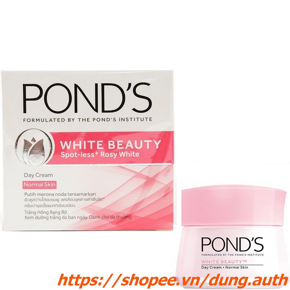 Kem dưỡng trắng da Ponds 50g hồng rạng rỡ ban ngày White Beauty