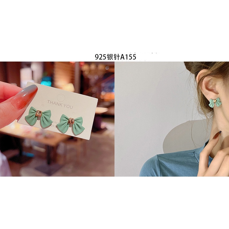 Khuyên Tai Hình Bông Hoa Đính Ngọc Trai Phong Cách Hàn Quốc Mới