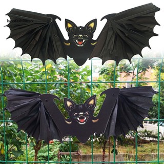 Đạo cụ con dơi hai mặt xếp gọn treo trang trí Halloween/tiệc/quán rượu