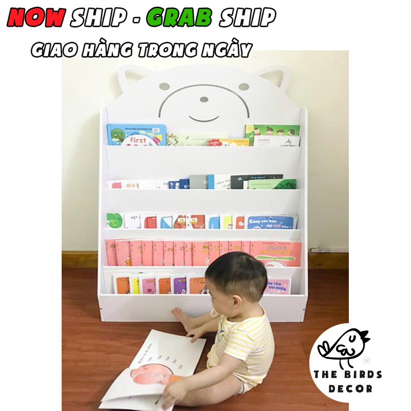 Kệ sách gấu Ms 012 kích thước 96*60*40 cm dành cho bé giá rẻ | BigBuy360 - bigbuy360.vn