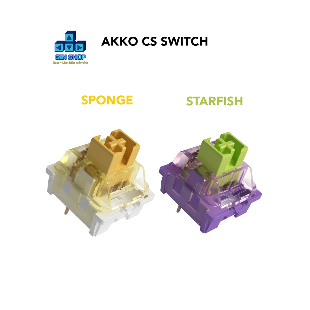 Switch AKKO thay bàn phím cơ CS switch  & TTC switch