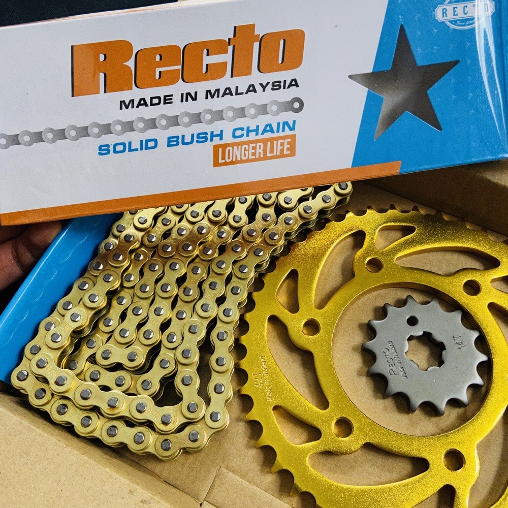 (chú ý) COMBO NHÔNG SÊN DĨA VÀNG 9LY RECTO HÀNG CHUẨN XÀI CHO EXCITER, WINNER, SATRIA, SONIC