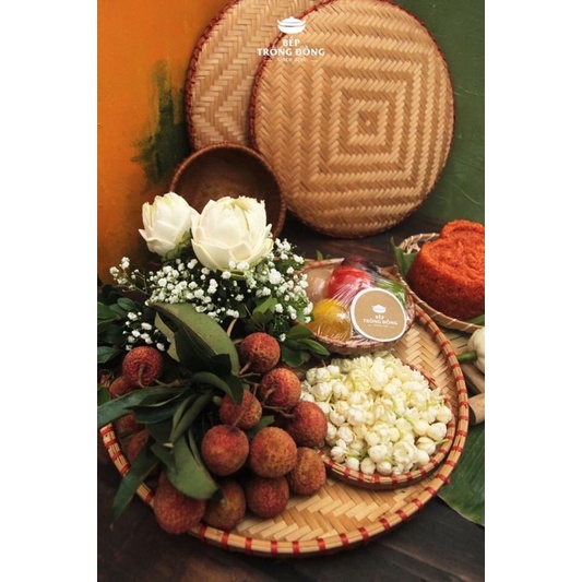 Mẹt tre, mẹt trang trí nhà hàng, đồ chơi múa hát mầm non full size Phương Vy Decor