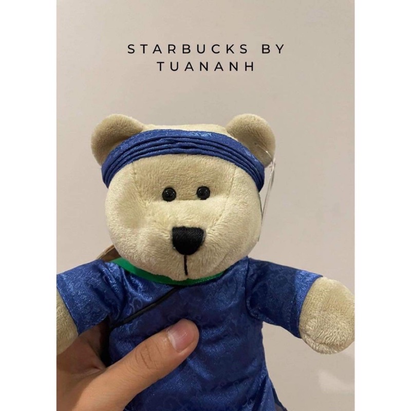 Gấu Bông Starbucks Traditional Dress Of Vietnam