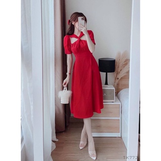 LIKEHER - ĐẦM DỰ TIỆC XOẮN NGỰC D06