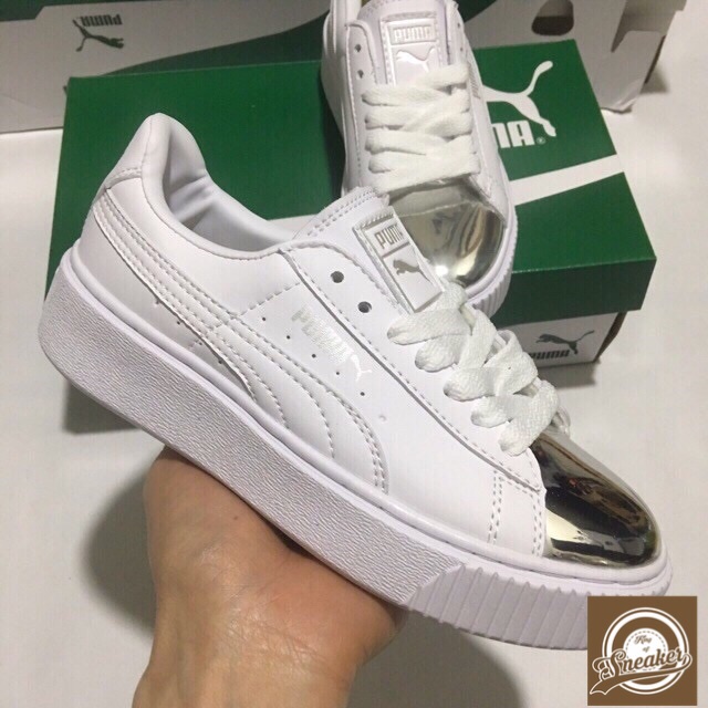 HÈ HOT NEW<<< Giầy thể thao PUMA SUEDE trắng mũi đồng thời trang nam, nữ Còn Hàng đổi trả trong 7 ngày . 2020 🎁 new .