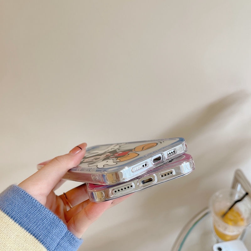 Ốp Điện Thoại Silicon Họa Tiết Hoạt Hình Nhảy Múa Cho IPhone 12 13 11 Pro Max X Xs Max Xr 9078