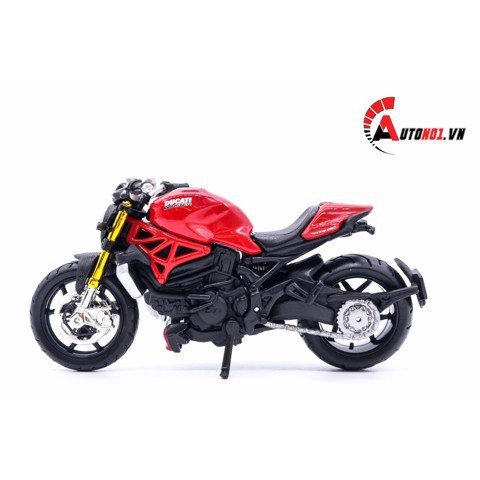 MÔ HÌNH XE DUCATI MONSTER 1200S RED 1:18 MAISTO 1023