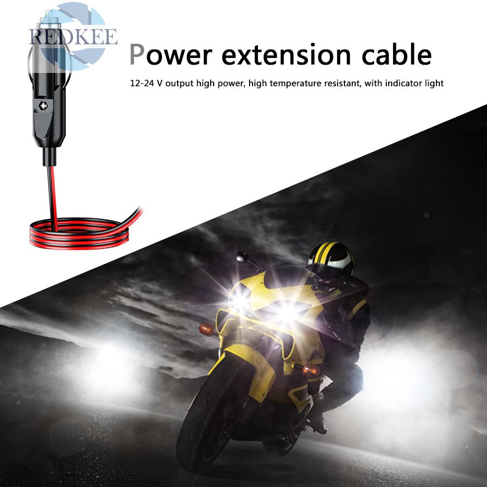 Ổ Cắm Thuốc Lá Điện Tử 12v 24v Dc 20a Có Dây Cho Xe Hơi
