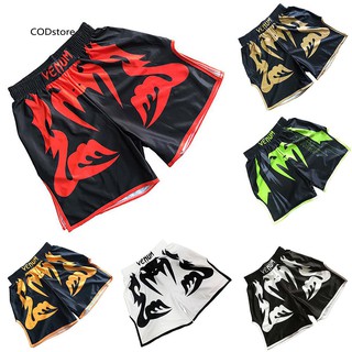 Quần ngắn thể thao MMA Muay Thái nhiều màu thoải mái cho nam