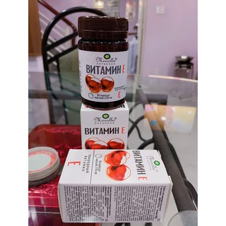Viên uống đẹp da vitamin E hũ 30 viên của Nga 270mg chính hãng