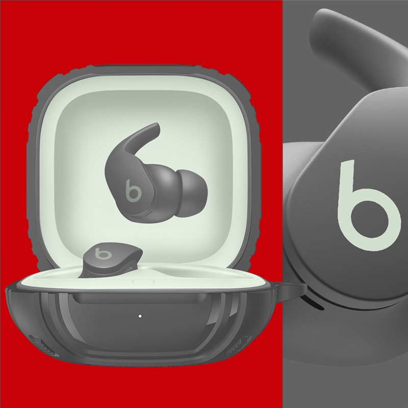 Ốp Điện Thoại Cứng Bảo Vệ Toàn Diện Kèm Móc Khóa Cho Beats Fit Pro