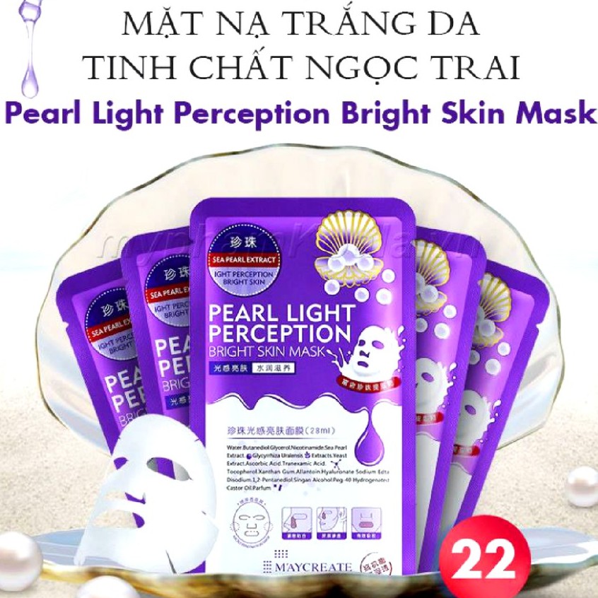 [𝐃𝐄𝐀𝐋 𝐇𝐎𝐓] Mặt Nạ HA Mask Dưỡng Ẩm Trắng Da Maycreate [𝐂𝐇𝐈𝐍𝐇 𝐇𝐀𝐍𝐆] | Thế Giới Skin Care