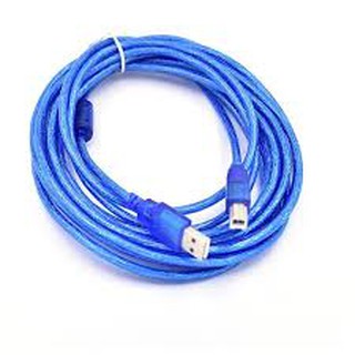 Dây cáp Tín Hiệu USB máy in bọc chống nhiễu 10m xanh