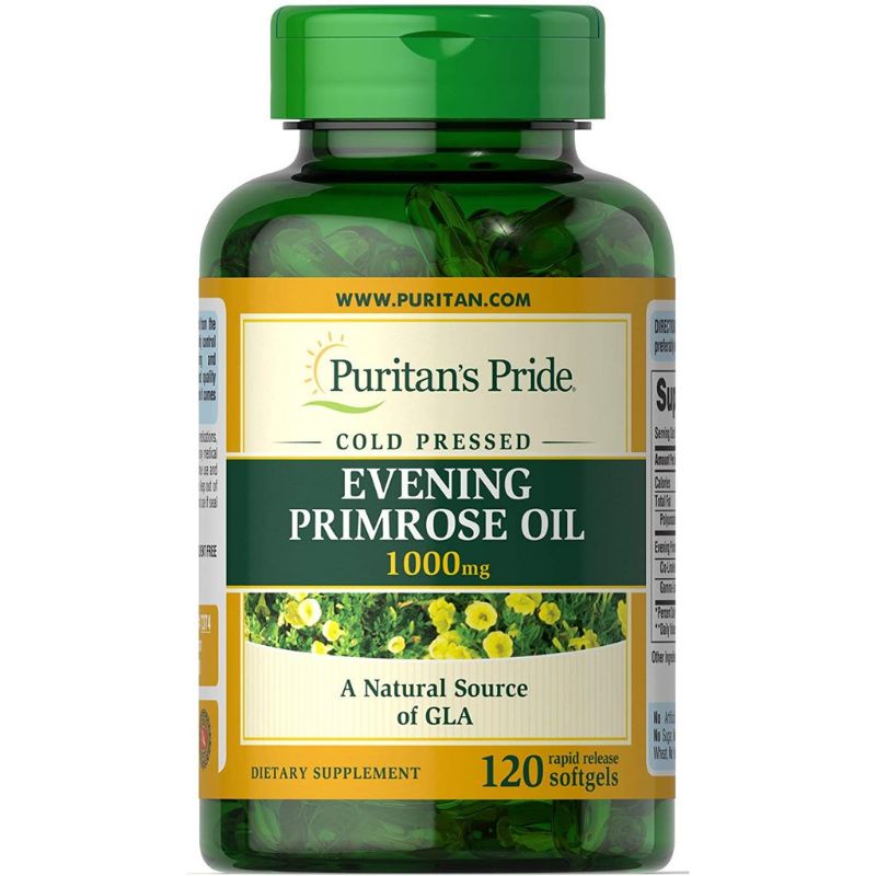 Viên uống tinh dầu hoa anh thảo Puritan's Pride Evening Primrose Oil 500mg / 1000mg / 1300mg Mỹ