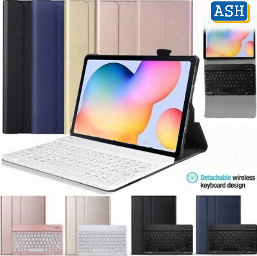 Bao Da Kèm Bàn Phím Không Dây Cho Samsung Galaxy Tab S7 + S7 Plus S6 Lite S5E S4