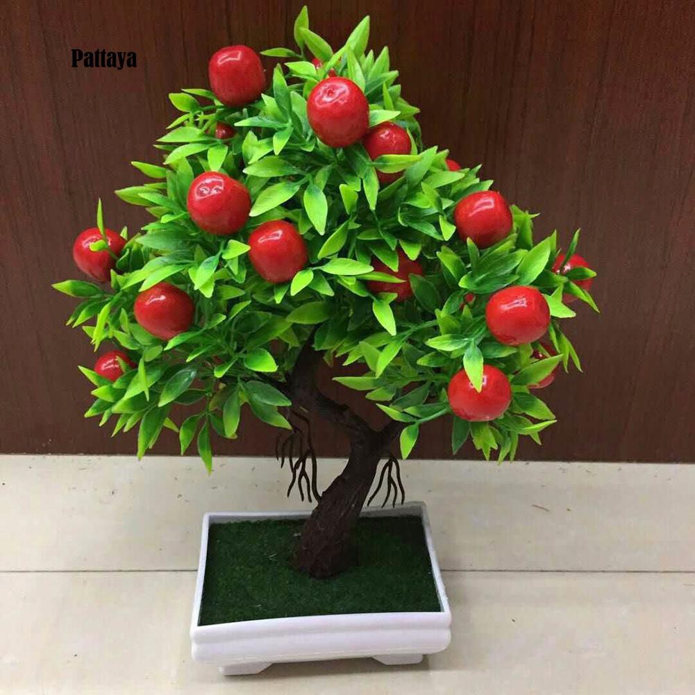 1 Chậu Cây Bonsai Nhân Tạo Dùng Cho Trang Trí Tiệc Cưới