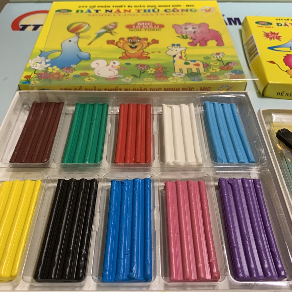 Đất Nặn Thủ Công Cho Bé Mic 6 Màu _10 Màu