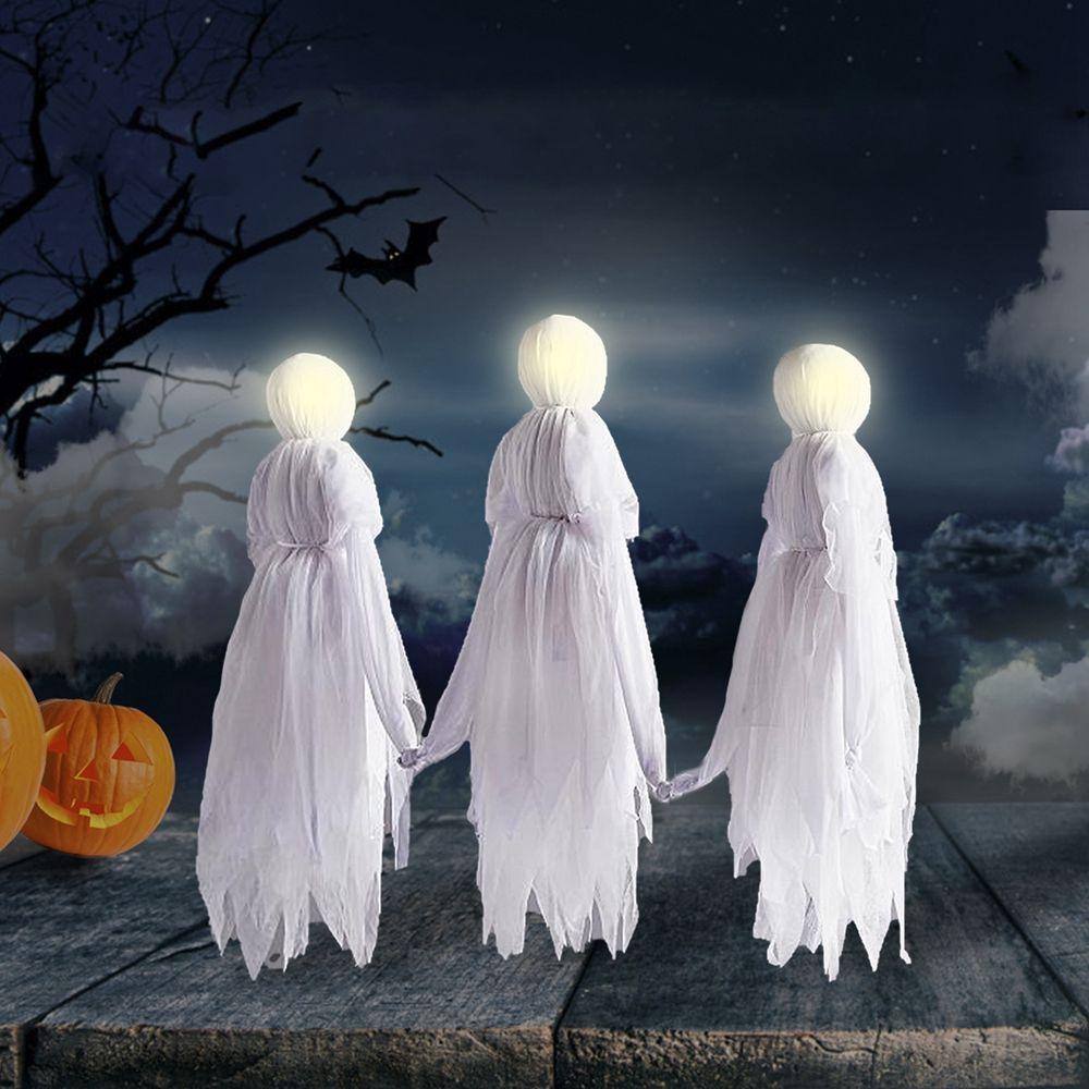 Lloyd Phụ Kiện Trang Trí Sân Vườn Hình Con Ma Có Thể Hung Cho Tiệc Halloween