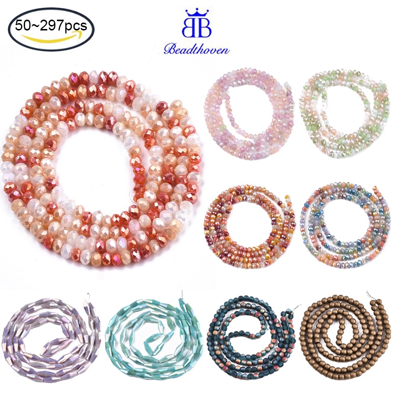 Set 1 Cuộn Dây Chuỗi Hạt 188~190 Cái / 16.93 Inch ~ 17.71 Inch (43~45Cm)