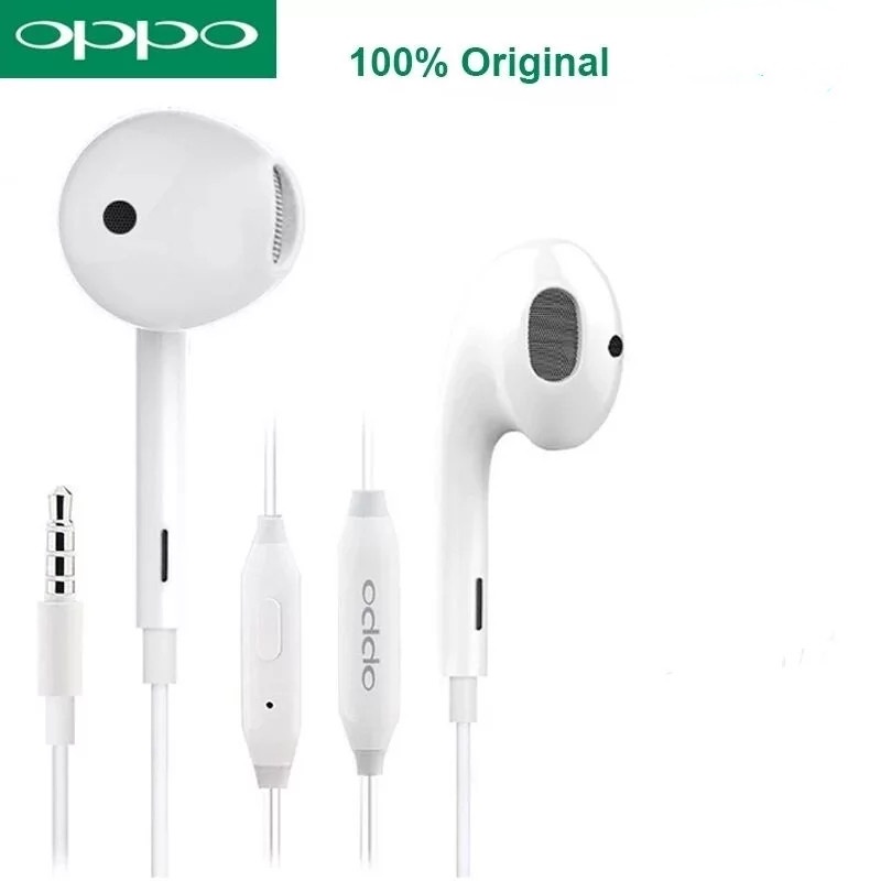 Tai Nghe Có Dây Và Nút Điều Khiển 3.5mm Cho OPPO R11 Xiaomi Huawei OPPO R15 OPPO Find X F7 F9 OPPO R17