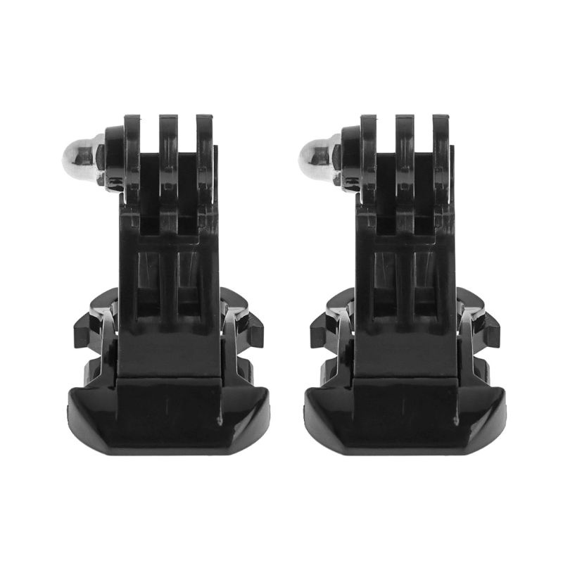 Set 2 Dây Đai Khóa Chữ J Gắn Mũ Bảo Hiểm Cho Hero 7 5 6 Màu Đen