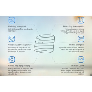 Router WiFi TP-Link EAP110 - Hàng Chính Hãng