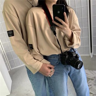Áo Thun Basic Unisex Tay Dài Ulzzang Cặp Đôi