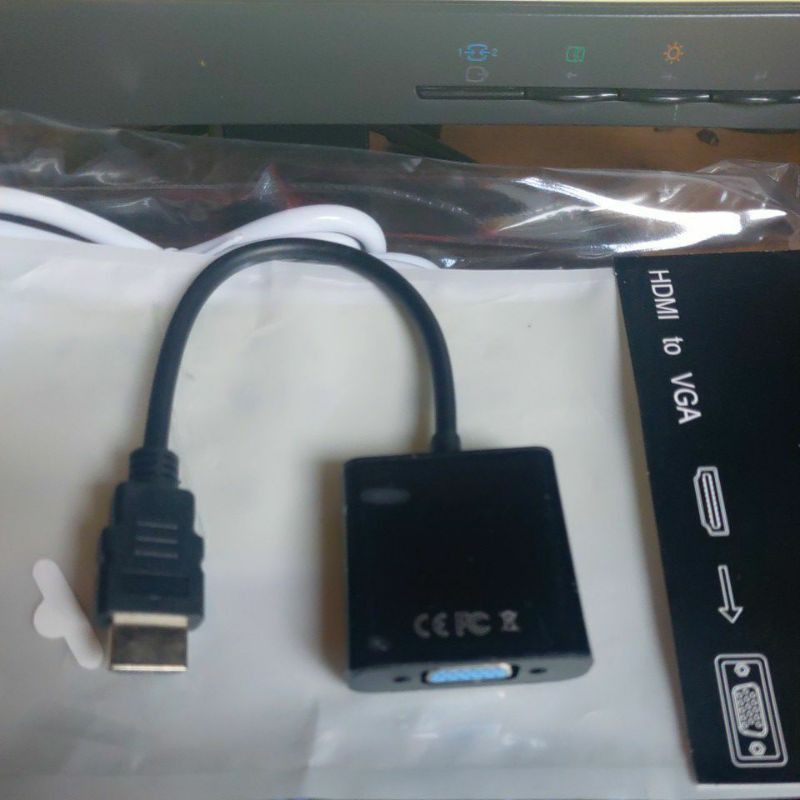 Bộ chuyển HDMI sang VGA cho Laptop, đầu thu, tivi box kết nối màn hình rời