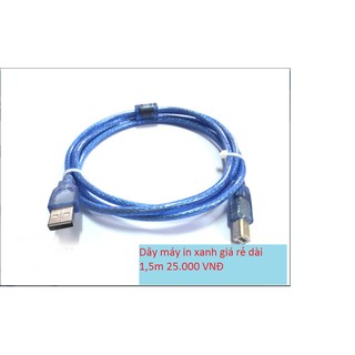 Dây máy in xanh  dài 1,5m.