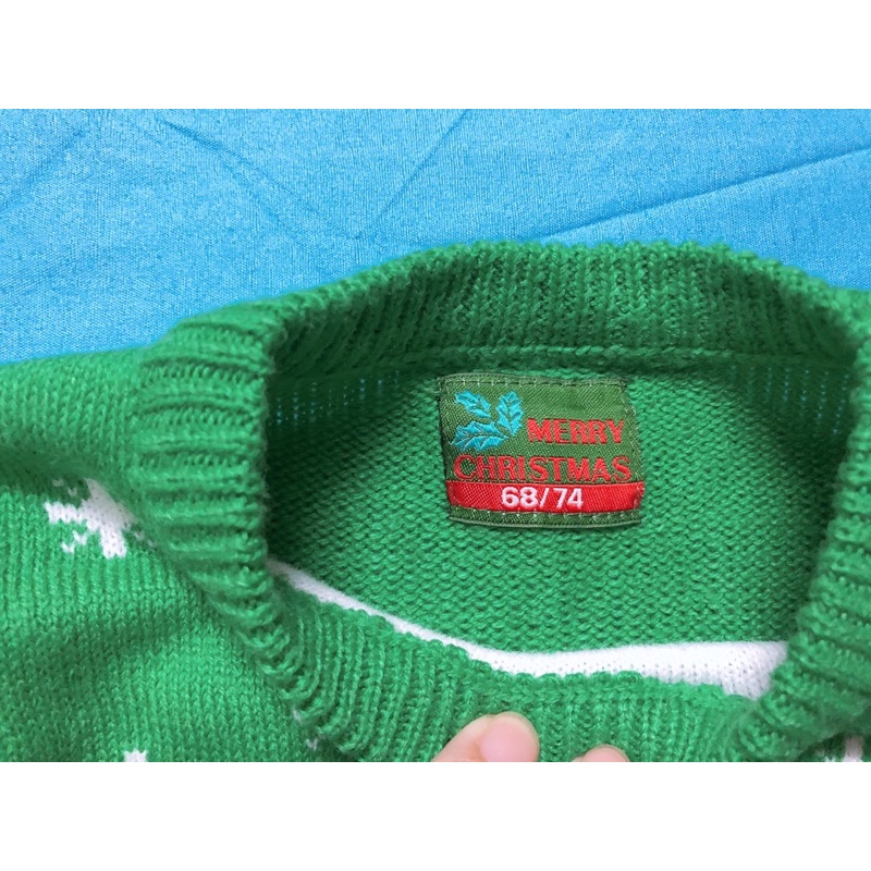 Thanh lý 2 áo len bé trai tay dài size 68/74