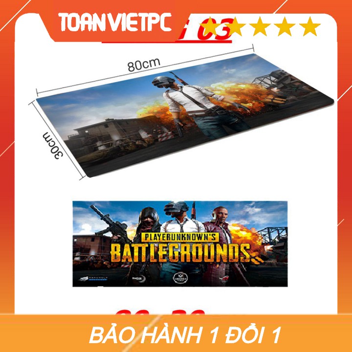 [30x80] Miếng Lót Di Chuột Game PUBG Kích Thước 30x80cm Khâu Bo Viền Bền Đẹp