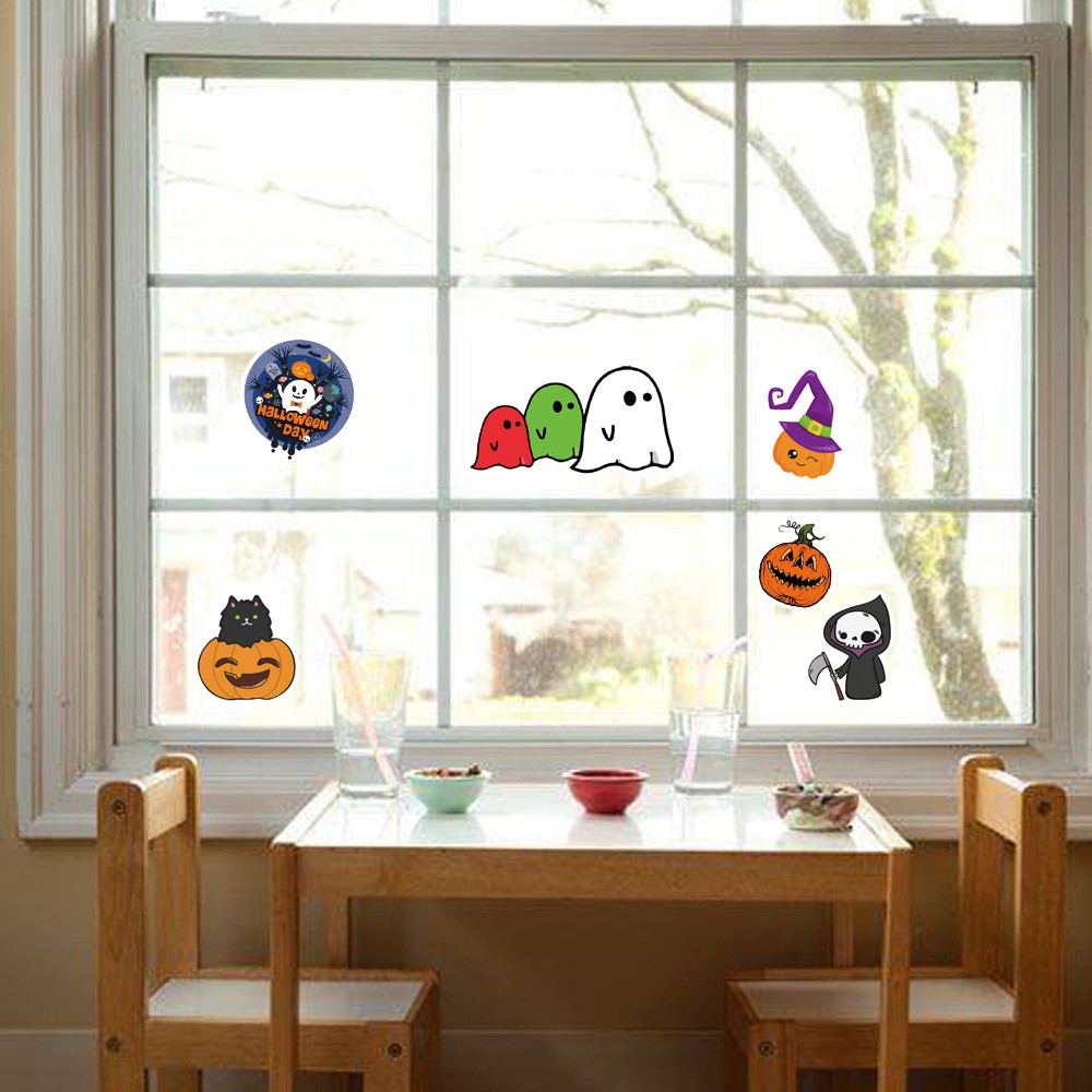 Bộ 50 / 100 miếng sticker trang trí halloween