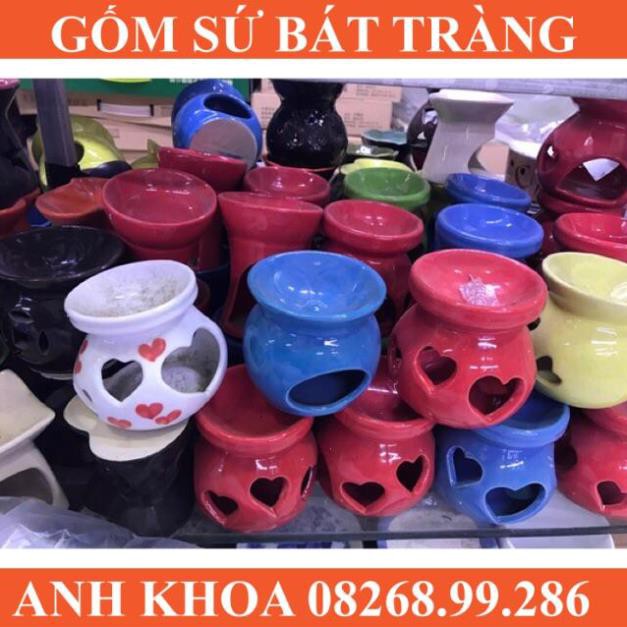 Đèn xông tinh dầu nến Bát Tràng - Gốm sứ Bát Tràng Anh Khoa