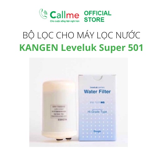 [Mã BMBAU300 giảm 10% đơn 499K] Lõi lọc ion kiềm thay cho máy Callme Kangen Leveluk Super 501 chính hãng made in Japan