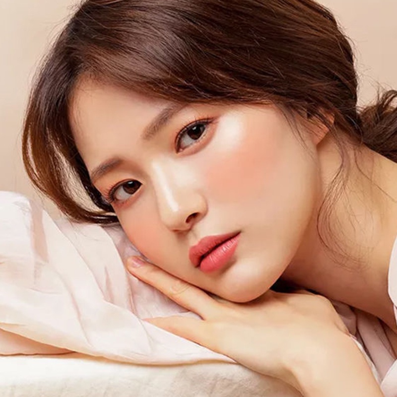 Phấn Má Hồng Màu Nude Ánh Ngọc Trai Độ Bóng Cao Chống Thấm Nước Trang Điểm Tự Nhiên Cho Học Sinh CRD