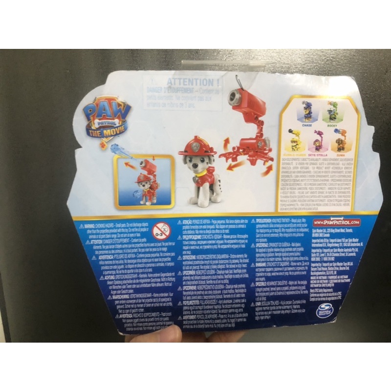 Đồ chơi Paw Patrol: Marshall, Chase, Rubble, Skye có công năng