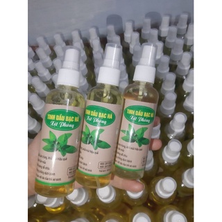 chai xịt tinh dầu bạc hà 100ml