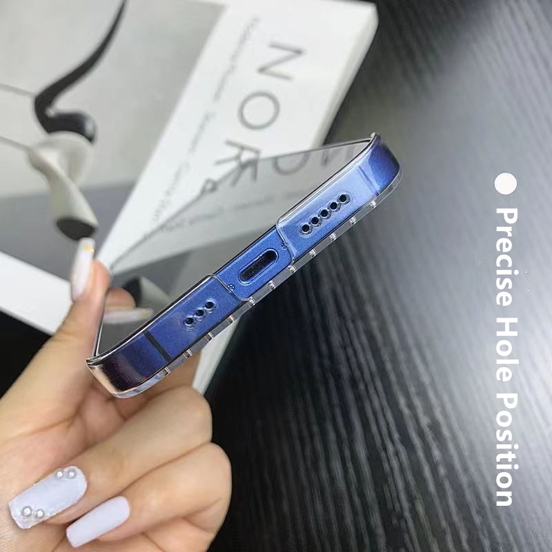 Ốp Điện Thoại Acrylic Cứng Trong Suốt Siêu Mỏng Tản Nhiệt Cho iPhone 13 12 11 Pro MAX XS MAX XR X 7 8 Plus