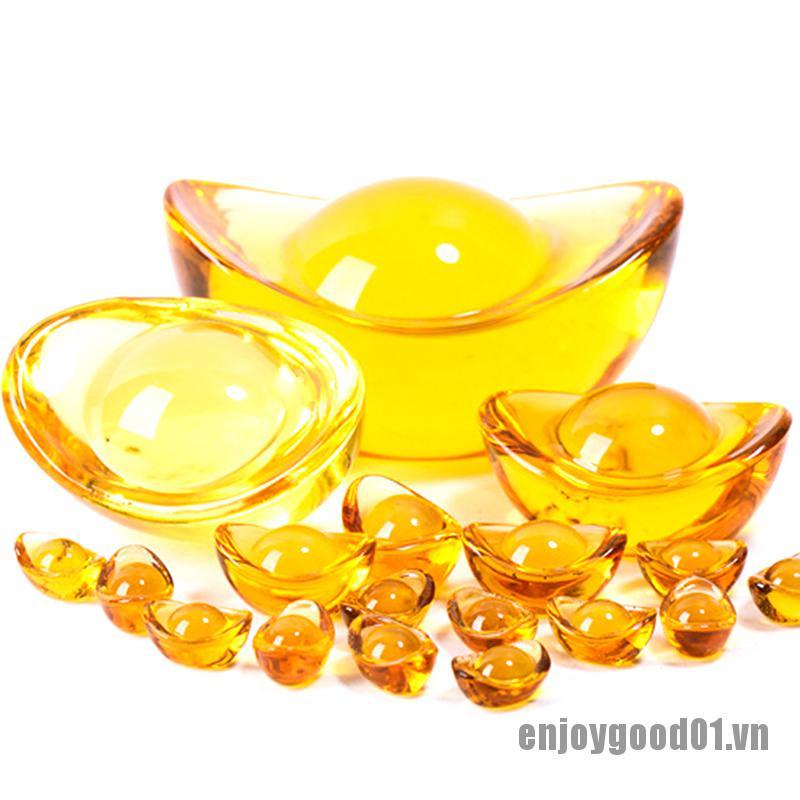 Set 5 thỏi vàng phong thủy trang trí nhà cửa