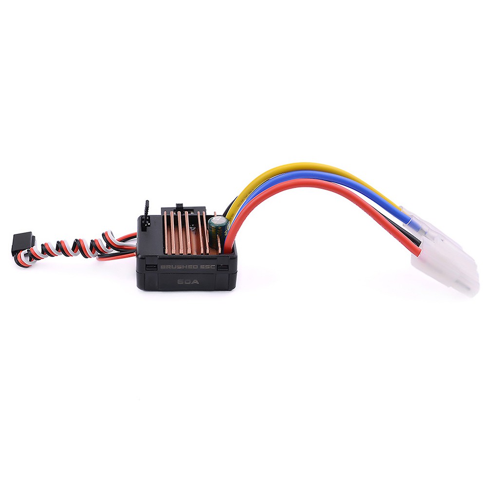 Esc Chổi Than Surpass Hobby 60a Cho Mô Hình Điều Khiển 1 / 10 Rc Tamiya Redcat Traxxas Wltoys 540 550