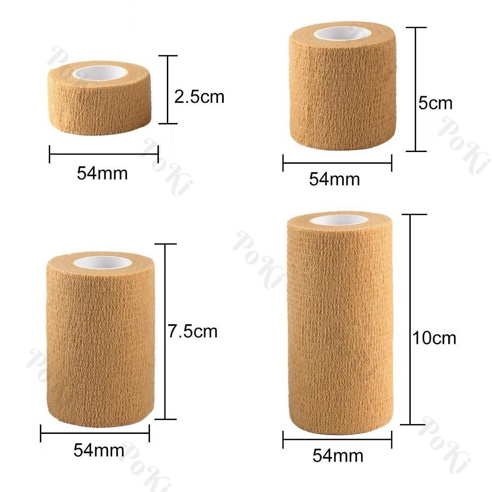 Băng cuốn thể thao Y49, băng dán bảo vệ khớp tay chân , băng vải thoáng khí đa năng - POKI