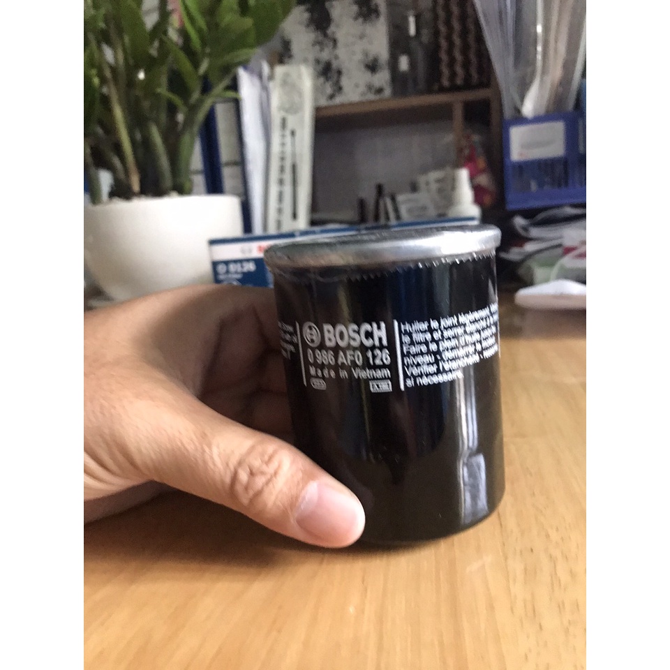 Lọc nhớt BOSCH Chính hãng cho Honda city, Accord 2.0, CRV, Jazz, Civic 1.8-2.0