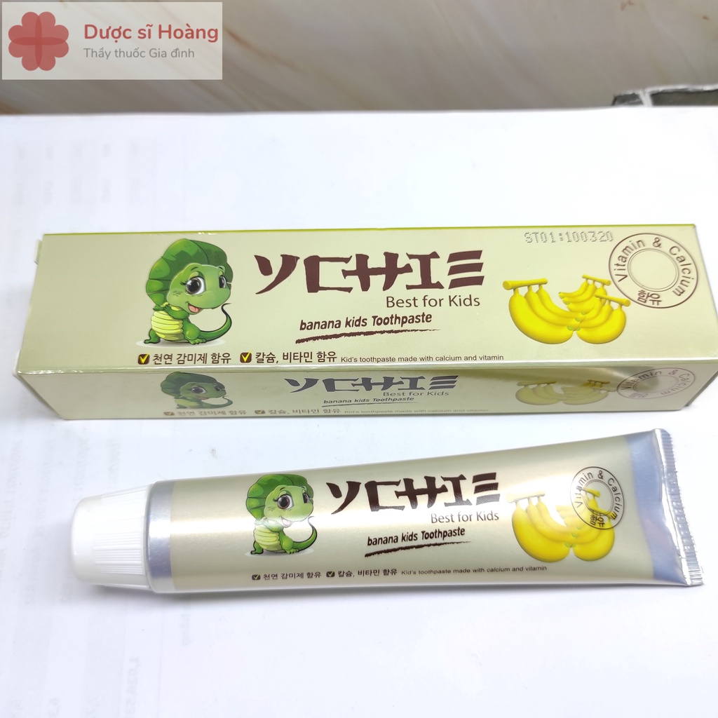Kem Đánh Răng YCHIE Trẻ Em Hàn Quốc - Cho Bé Tập Đánh Răng