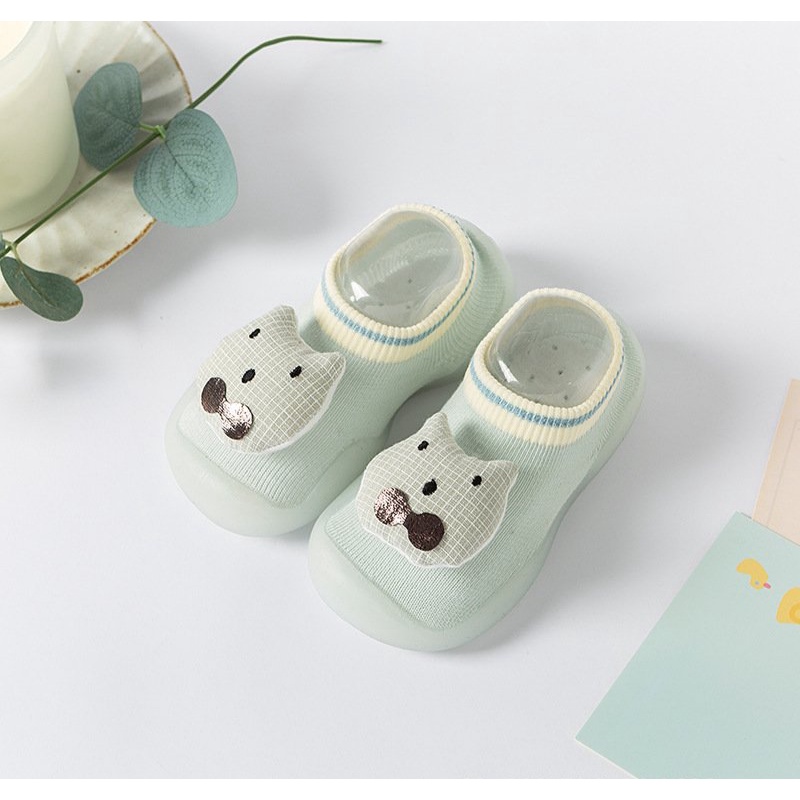 Giày bún Giày Vớ Đế Mềm Thú Nhỏ Đáng Yêu Cho Bé Sơ Sinh Và Tập Đi Mihoshop