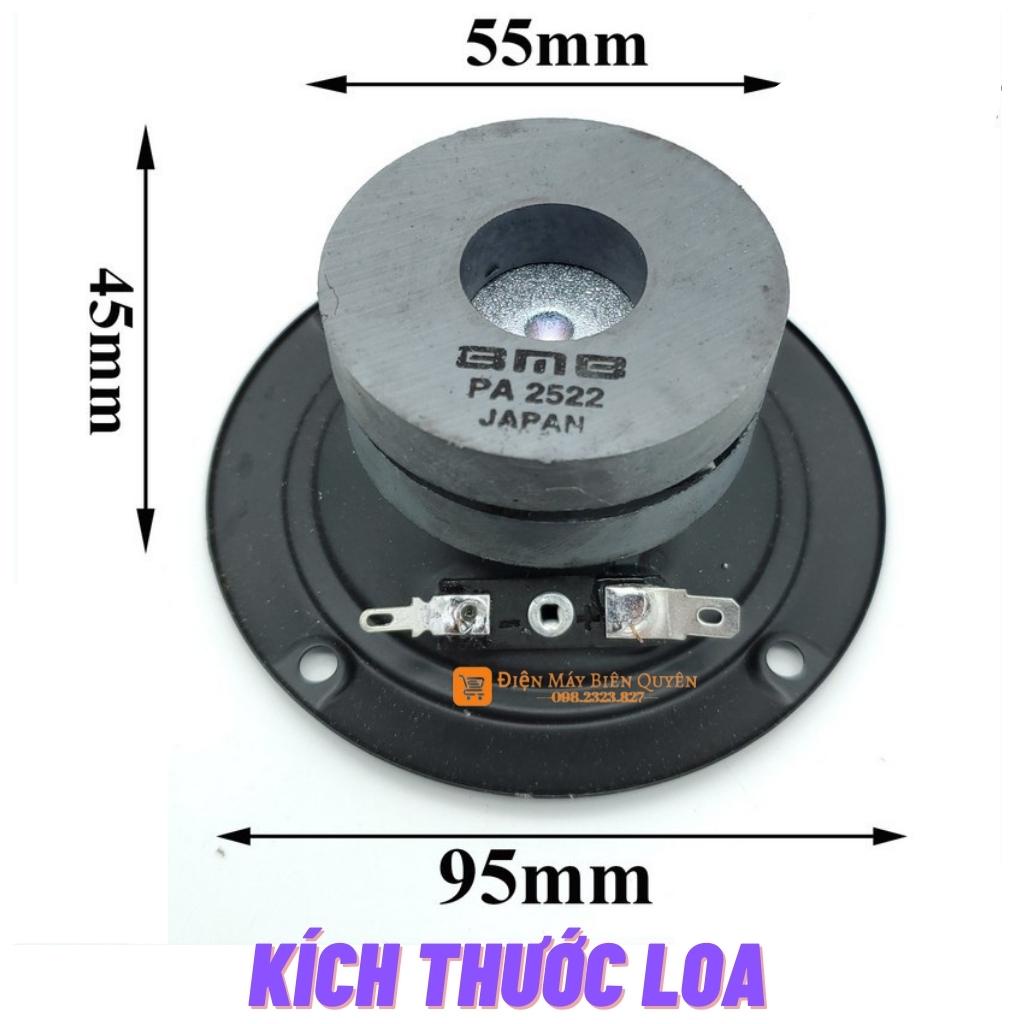 Đôi loa treble rời BMB vành 95mm 60W, từ kép 55 (2 loa), loa treble giấy hàng xịn (tặng cặp tụ30k)