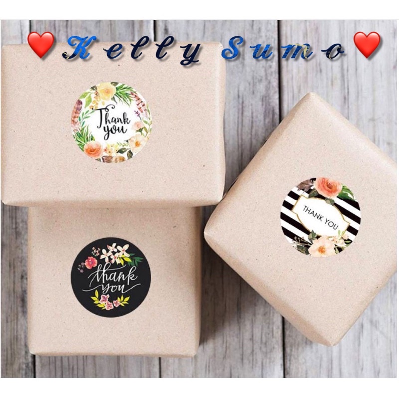 Set 50 Sticker dán chữ THANK YOU xinh xinh