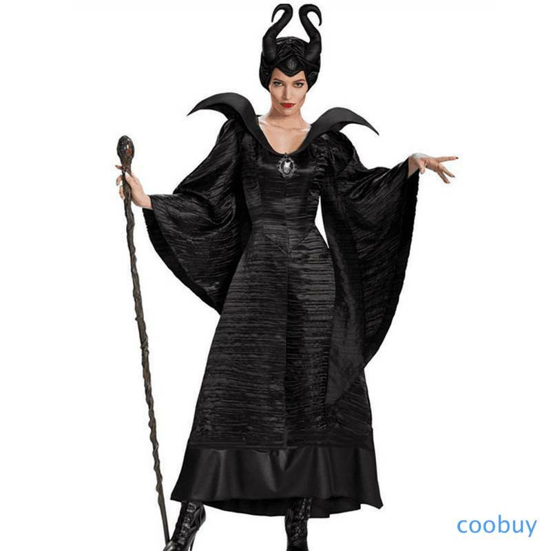 Bộ đồ hóa trang phù thủy Maleficent độc đáo cho nữ dịp Halloween