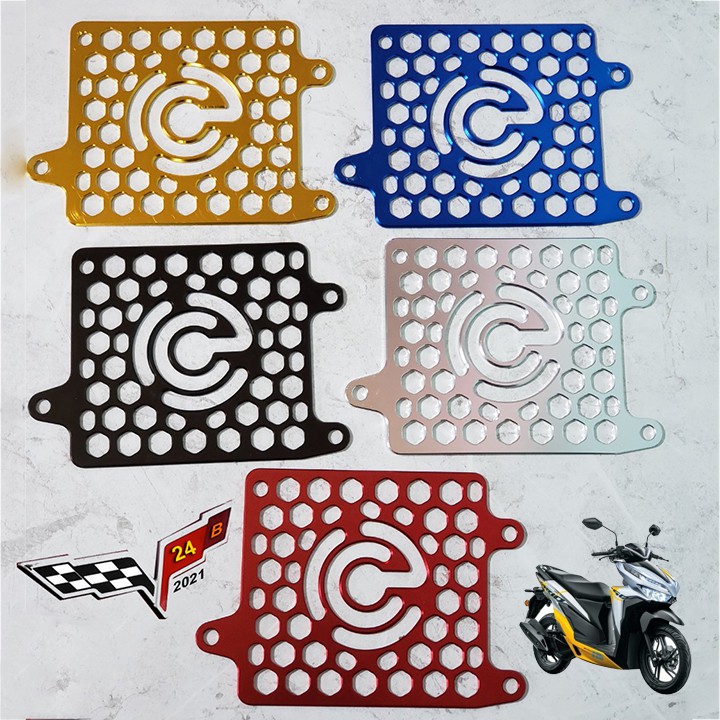 CHE KÉT NƯỚC CHO XE VARIO 2019 NHÔM CNC MÀU